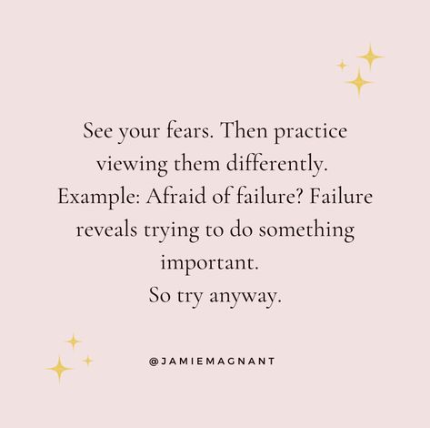 Quote about fear and thinking about them differently! Courage. Being brave. Inspiration in overcoming our deepest and biggest fears! Read more of my post to reflect on witnessing your fears and shifting them! Fear Quotes Overcoming, Uncertainty Quotes, Pregnancy Fears, Overcoming Fear Quotes, Quotes About Fear, Love Over Fear, Love And Fear, Overcoming Quotes, Try Quotes