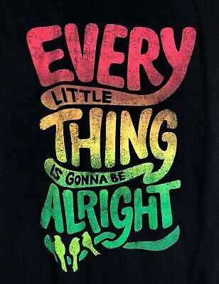 Men’s Medium Every Little Thing Gonna Be Alright Little Birds Shirt Black  | eBay Rasta Art, Roots Reggae, Gonna Be Alright, Bird Shirt, Be Alright, Believe Quotes, Free Internet, Beautiful Lyrics, Motivational Gifts