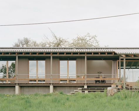 Roman Morschett – a f a s i a Houses In Germany, Sou Fujimoto, Agricultural Buildings, Facade Cladding, Public Architecture, Timber Structure, Landscape And Urbanism, Chicago Architecture, Timber Construction