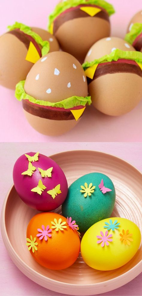 Best Easter Egg Decoration Ideas - Creative DIY Easter | Faux Bois easter egg decorations designs. Brian Woodcock. The fun part about this design idea is that you don't need to dye your eggs to make ... Egg Design Ideas Creative, Boiled Egg Decorating Ideas, Easter Dinner Tablescape, Big Easter Eggs, Dinner Tablescape, Easter Egg Decorations, Stall Decorations, Easter Cocktails, Easter Egg Decoration