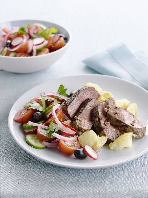 Marinated Lamb Backstrap Recipe Lamb Backstrap, Backstrap Recipes, Marinated Lamb, Aussie Food, Special Occasion Food, Austrian Recipes, Lamb Dishes, Australian Food, Ground Lamb