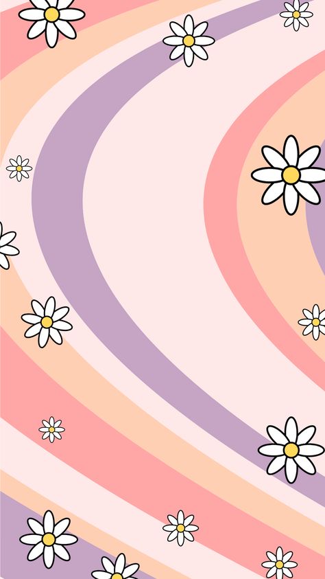 Retro Spring Wallpaper, Aesthetic Preppy Wallpaper Ipad, Wallpaper Backgrounds Groovy, Wallpaper Ipad Preppy, Preppy Wallpaper Ideas, Aesthetic Wallpaper Preppy, Phone Preppy, Preppy Wallpaper Ipad, Everyday Wallpaper