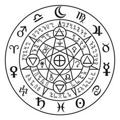 Signs And Symbols, Protection Symbols, Circle Symbol, Under Your Spell, Occult Symbols, Alchemy Symbols, Magic Symbols, Occult Art, Magic Circle