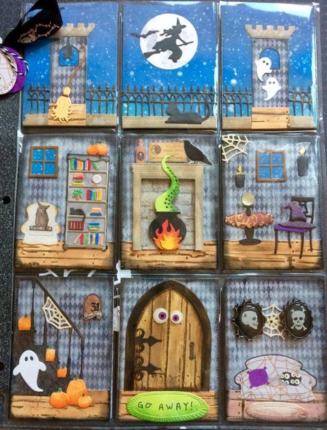 Scrapbook Room Organization, Pocket Pals, Pocket Letter Pals, Pocket Full Of Sunshine, Pocket Pal, Pocket Envelopes, Halloween Scrapbook, Pocket Letter, Scrapbook Room