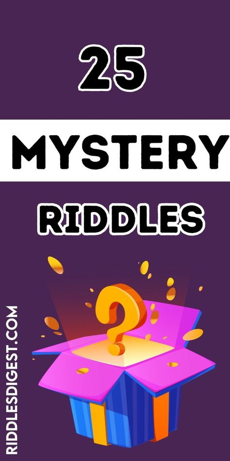 Ignite your curiosity and sharpen your wits with our collection of captivating mystery riddles! Perfect for puzzle enthusiasts and detective minds alike, these riddles promise to test your reasoning skills and provide endless entertainment. Explore our blog for more brain-teasers and join our community of mystery solvers! Detective Puzzles, Mystery Riddles, Riddle Puzzles, Clue Games, Best Riddle, Brain Teaser Puzzles, Reasoning Skills, Best Mysteries, Problem Solving Skills