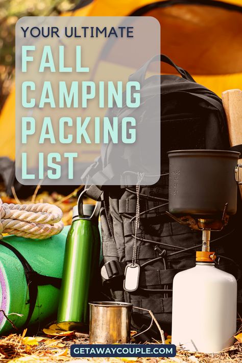 There's still plenty of time left to go camping! Some of the best camping is in the fall, so we put together a fall camping packing list! Your Ultimate Fall Camping Packing List Fall Camping Checklist, Camping Must Haves Packing Lists, Packing List For Camping, Fall Packing, Camping Packing List, Camping Must Haves, Camping List, Fall Camping, Packing Clothes