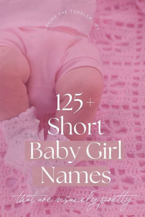 Wanna know the best short baby girl names we are seriously crushing on for 2025? This sweet and simple girl names list are the baby girl names that you don't hear every day - whether you love cute baby names, unique baby names, or majorly uncommon baby names, this full list of original baby names with meanings will give you tons of unique names for girls for that sweet little one of yours!