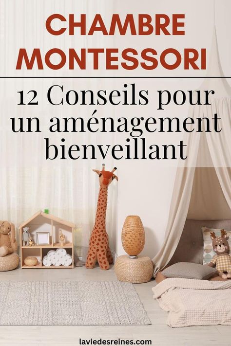 Chambre Montessori : 12 Conseils pour un aménagement bienveillant Montessori Room, Montessori Baby, Baby Room, Montessori, Architecture