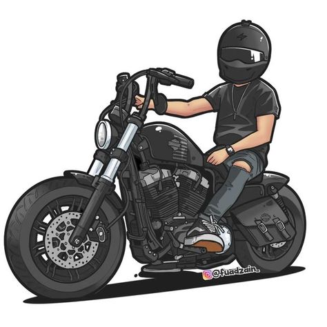 Motorbike Illustration, Harley Davidson 48, Motorcycles Logo Design, Cafe Racer Design, Harley Davidson Iron 883, Motorcycle Drawing, Harley Davidson Art, Мотоциклы Cafe Racers, Camping Inspiration