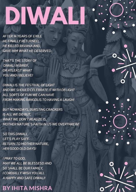 Diwali is A very popular Indian festival, you can call it the annual lights festival of India. Happy Diwali to all of you and here is a poem written by me! Follow if you feel like so♡ Diwali Notes For Insta, Diwali Poems In English, Diwali Message In English, Happy Diwali Captions For Instagram, Quotes For Diwali, Happy Diwali Instagram Story, Diwali Wishes Creative, Why We Celebrate Diwali, Diwali Captions For Instagram