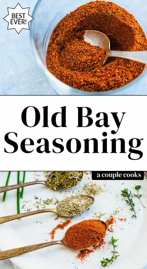 Here's how to make Old Bay seasoning! This easy homemade recipe replicates the flavor of this secret blend of spices. Perfect on seafood and vegetables. #oldbay #homemadeoldbay #oldbayrecipe #howtomakeoldbay #seasoning #diy #diyoldbay Homemade Old Bay Seasoning Recipe, Old Bay Seasoning Recipe, Homemade Dry Mixes, Homemade Spice Mix, Spice Blends Recipes, Space Food, Spice Mix Recipes, Homemade Spice Blends, Seasoning And Spice