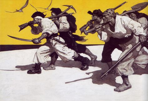 nc wyeth N C Wyeth, Jamie Wyeth, Nc Wyeth, Howard Pyle, Long John Silver, Andrew Wyeth, Art Et Illustration, Treasure Island, Art And Illustration