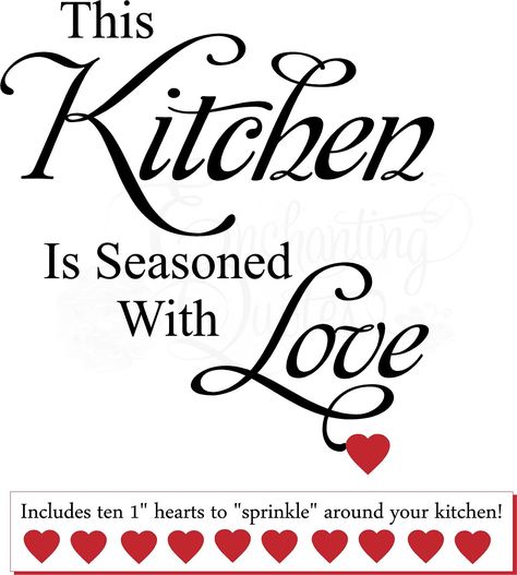 Kitchen Phrases, Kitchen Quotes Decor, Kitchen Wall Quotes, Vinyl Flooring Sheet, Wall Sayings, Kitchen Decals, Vinyl Flooring Kitchen, Bathroom Quotes, Kitchen Wall Decals