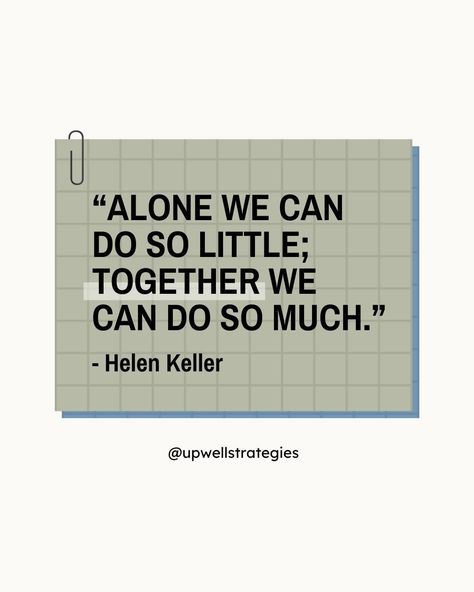 These timeless words remind us that when we come together, we have the power to achieve far more than we ever could alone. So, here's to the power of collaboration—to sharing ideas, pooling resources, and lifting each other up. Together, we can amplify our impact, inspire change, and make a lasting difference in the world. 🌍✨ Tag a fellow visionary CEO who embodies the spirit of collaboration and let's continue to change the world—together. 💪💼 #workingwithateam #femaleentreprenuer #small... Helen Keller Quotes, Helen Keller, Together We Can, Change The World, Let It Be, Funny, Quick Saves