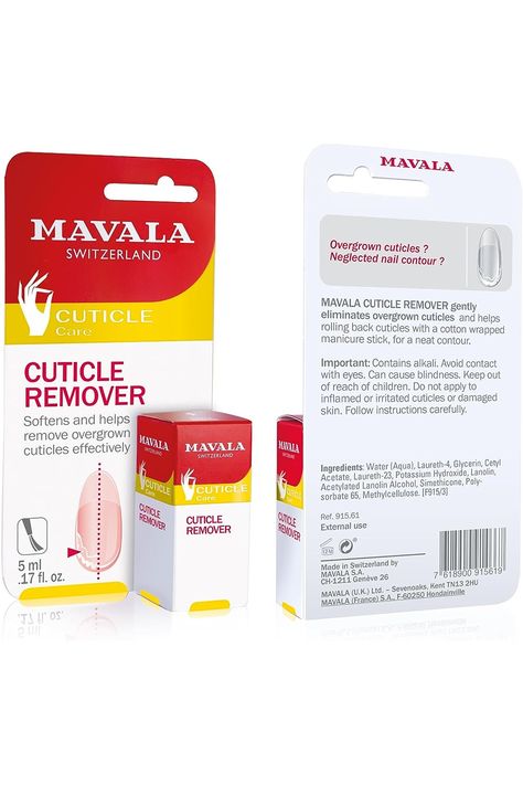 MAVALA Cuticle Remover for Overgrown Cuticles, 0.17 ounce  Softens Cuticles  Fast Acting  Form Neat Nail Contour  Gently remove Dead Cells from Cuticle Overgrown Cuticles, Cuticle Care, Cuticle Remover, Dead Cells, Damaged Skin, Accessories Rings, Acting, Manicure, Fashion Accessories