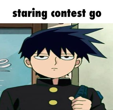 Ritsu Shou, Mob And Ritsu, Ritsu Kageyama, Mob Psycho100, Staring Contest, Ritz Cracker, Mob Physco 100, An Anime, Best Shows Ever