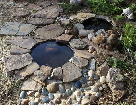 Little toad ponds. Toad Habitat, Toad Pond, Toad Garden, Garden Habitat, Wisconsin Garden, Making A Garden, Toad House, Backyard Bee, Frog Pond