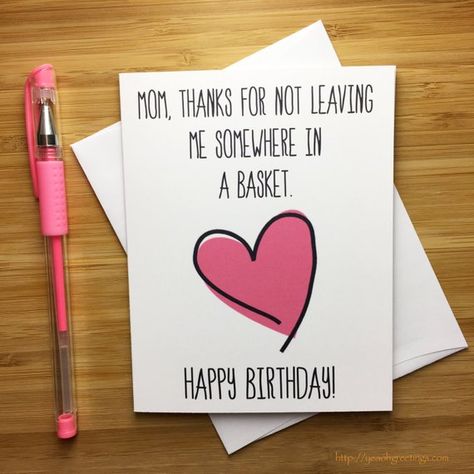 Funny Mom Birthday Cards, Happy Birthday Humorous, Happy Birthday Mom Quotes, Happy Birthday Mama, Birthday Cards For Mother, Birthday Wishes For Mom, Mom Birthday Quotes, Christmas Card Sayings, Birthday Card Sayings