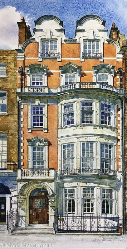 Watercolour Buildings, House Portrait Painting, Watercolor House Portrait, Big Building, Watercolor Architecture, Building Illustration, House Portraits, Gcse Art, Watercolour Art