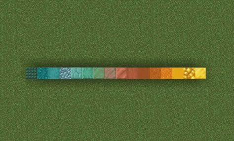 Minecraft Gradient Palette, Minecraft Wood Gradient, Minecraft Color Gradient, Minecraft Colour Gradient, Stone Gradient Minecraft, Minecraft Orange Gradient, Minecraft Building Palette, Minecraft Gradient, Minecraft Red Gradient