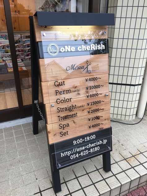 Cafe Signboard Design Ideas, Coffee Shop A Frame Sign, Papan Menu Cafe, Cafe Sign Board, Signboard Design Ideas, Cafe Signboard, Food Signage, Signboard Design, Barber Shop Interior