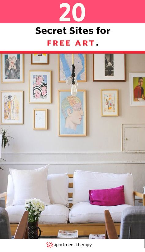 If you aren't artistic enough to draw or paint your own art, adorn those empty walls with free photos, illustrations and patterns that are up for grab online. Here are seven of our favorite, less-than-well-known sources to score free images. Free Printable Wall Art Living Room, Free Gallery Wall Printables, Free Printable Artwork, Printable Wall Art Living Room, Living Room Classic, Free Wall Art, Natural Living Room, Free Printable Wall Art, Classic Living Room