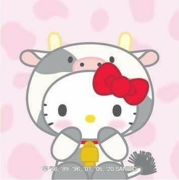 Hello Kitty Poses, Hello Kitty Cow, Hello Kitty Happy, Hello Kitty Icons, Sanrio Icons, Hello Kitty Imagenes, Kawaii Background, Hello Kitty Aesthetic, Kitty Pictures