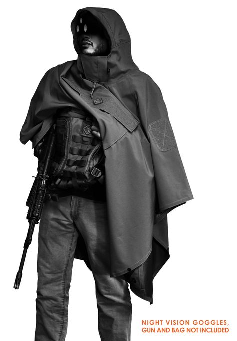 Amazon.com : Hazard 4 Poncho Villa Technical Soft Shell Poncho, Black : Raincoat Poncho : Sports & Outdoors Poncho Villa, Military Poncho, Black Coyote, Tactical Wear, Tac Gear, By Any Means Necessary, Tactical Survival, Tactical Clothing, Cool Gear