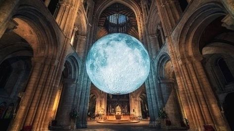 Luke Jerram, Moon Science, Exeter Cathedral, Durham Cathedral, Batman Fan Art, Large Scale Art, Olafur Eliasson, Robert Rauschenberg, Illumination Art