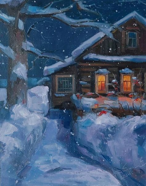 Graphic Art Prints, Night Christmas, Liminal Spaces, Winter Is Here, Winter Night, Old Pictures, Old Friends, Oil Paintings, Animal Art