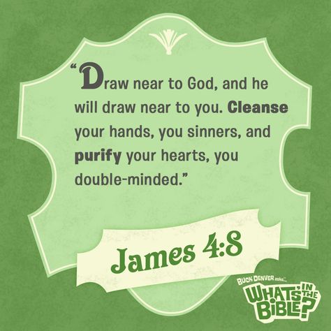 James 4:8 | Verse Of The Day from WhatsInTheBible.com Luke 2 10, Isaiah 1, Romans 5, Christian Journaling, Life Words, God The Father, Walk By Faith, Books Of The Bible, Bible Lessons