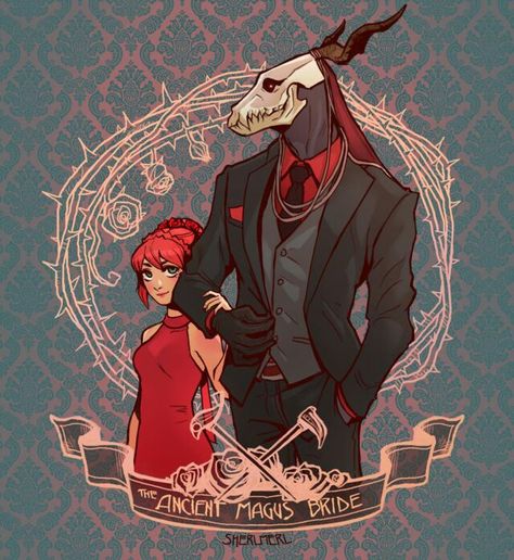 Elias Ainsworth, Chise Hatori, Arte Sailor Moon, Ancient Magus Bride, The Ancient Magus Bride, 다크 판타지, Fanarts Anime, Anime Music, Great Art