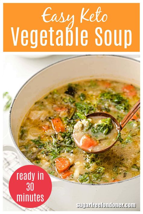 Light Vegetable Soup, Keto Vegetable Soup, Meatless Soups, Lenten Meals, Low Carb Veggie, Low Carb Vegetable Soup, Beach Recipes, Rustic Food, Cheese Burger Soup Recipes