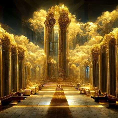 King On Throne, Religious Artwork, Throne Room, Landscape Background, Room Inspo, The Magicians, Crescent, Fantasy Art, Internet