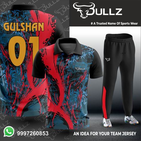 Custom Cricket Dress , available in new designs and in best fabric which is suitable for summer. For your queries plz contact us on what’s app and calling no. +91-9997260853 Cricket Kit Design, Cricket Dress, Cricket T Shirt Design, Cricket Kit, Cricket Jersey, Cricket T Shirt, Sport Shirt Design, Kit Design, Happy Teachers Day