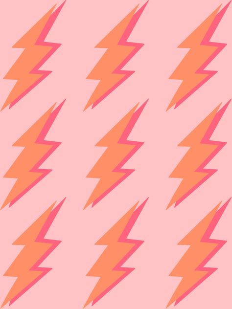 Lightning bolt wallpaper background - #lightning #lightningbolt #trendy #diy #procreate #wallpaper #background #pink #vsco #sjg Lighting Bolts Wallpaper, Lightning Bolt Background, Preppy Lightning Bolt, Lightning Bolt Wallpaper, Procreate Wallpaper, Bolt Wallpaper, Bedroom Wall Collage, Retro Background, Hippie Wallpaper