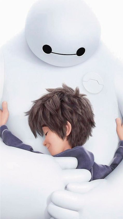 Wallpaper Baymax Big Hero 6, Big Hero6, Iphone Wallpaper Inspirational, Wallpaper Inspirational, Disney Cuties, Hiro Hamada, Disney Wallpapers, Hero 6, Cute Disney Wallpaper