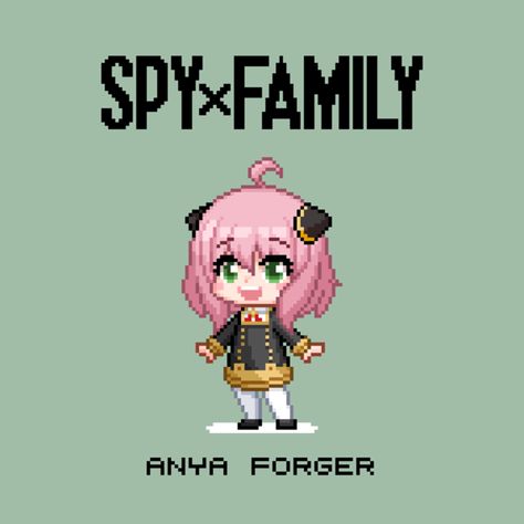 Anya Forger | SPY x FAMILY | Know Your Meme Anya Forger Spy X Family, Spy X Family Anime, Pix Art, Anya Forger, Spy Family, Minecraft Pixel Art, Anime Pixel Art, Pixel Art Design, Spy X Family