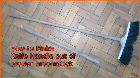 How to Make a Knife Handle out of broken broomstick  #How_to_Make_Knife_Handle #Knife_Handles_diy #broomstick #broomstick_handles #How_to_Make_Knife_Handle_out_of_wood #How_to_Make_Knife_Handle_tutorials #Knife_Handle_out_of_broken_broomstick #broken_broomstick #Knife_Handle #recycle #diy Diy Broomstick, Fake Knife, How To Make Something, Honey Face Mask, Skin Face Mask, Feather Mask, Honey Face, Upcycle Sewing, Knife Handle