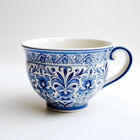 Drawing coffee cup porcelain saucer sketch | Premium AI-generated image Drawing Coffee Cup, Drawing Coffee, Blue Teacup, Coffee Drawing, Antique Porcelain, Blue Pattern, Vintage Patterns, Tea Cup, Coffee Cup