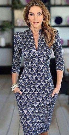 Office Dresses, Work Attire, Outfit Casual, Classy Dress, Winter Style, Knee Length Dress, Wearing Dress, Women's Fashion Dresses, Modest Fashion