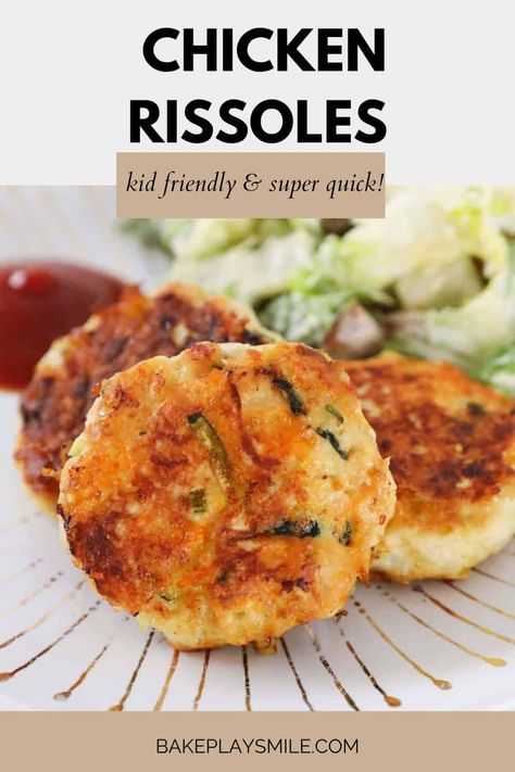 Baked Chicken Rissoles, Chicken Frikkadels Recipe, Keto Chicken Mince Recipes, Air Fryer Chicken Rissoles, Best Rissoles Recipe, Oven Baked Chicken Rissoles, Light Chicken Meals For Dinner, French Chicken Rissoles, Chicken Minced Recipe