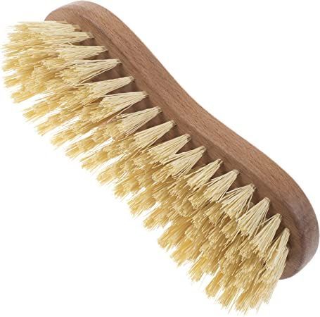 Konex Nylon Fiber Economy Utility Cleaning Hand Brush. Heavy Duty Hand-Held Scrub Medium-Stiffness Bristle Brush with Wood Body. (Peanut Shaped, Medium Stiffness Bristles) Vinegar And Baking Soda, Remove Rust, Clean Bathtub, Shower Scrubber, Marriage Help, Distilled White Vinegar, Bristle Brush, How To Remove Rust, Scrub Brush