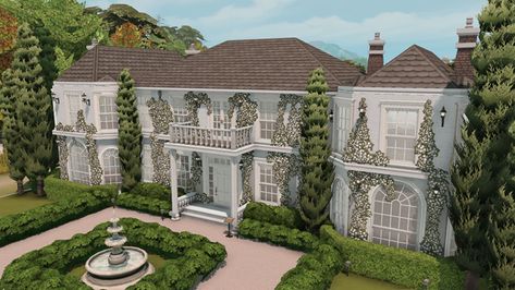 Sims 4 Cc Build, Brindleton Bay, Arch House, Sims 4 House Building, Sims 4 Expansions, Sims 4 House Design, Casas The Sims 4, Sims Building, Sims House Plans