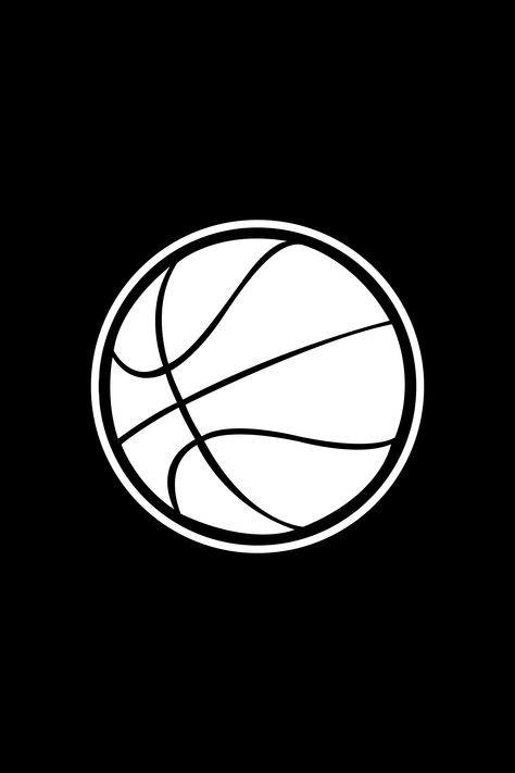 Ball Is Life, Basketball Icon, A Basketball, Basketball, Black And White, White, Instagram, Black