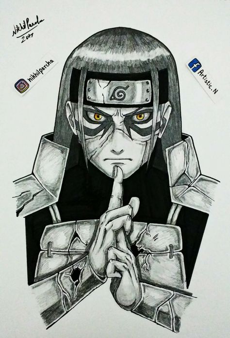 Hashirama Senju Sketch, Hashirama Tattoo Design, Hashirama Sketch, Hashirama Senju Sage Mode, Hashirama Senju Drawing, Hashirama Senju Manga, Hashirama Drawing, Hashirama Senju Fanart, Anime Island