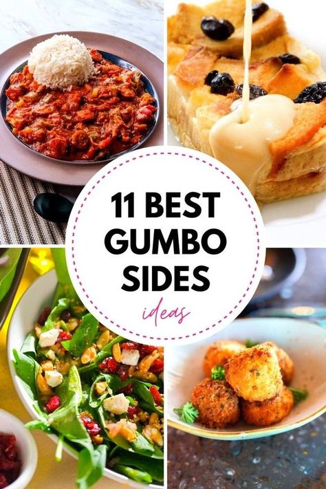 Easy gumbo serving ideas, from Louisiana crab cakes to Cajun potato salad, and golden cornbread to Creole okra. Discover what to serve with gumbo today. What Goes With Gumbo, Cajun Potato Salad, Best Gumbo, Cajun Appetizers, Savory Potato Salad, Easy Gumbo, Cajun Seasoning Mix, Louisiana Creole, Cajun Seafood