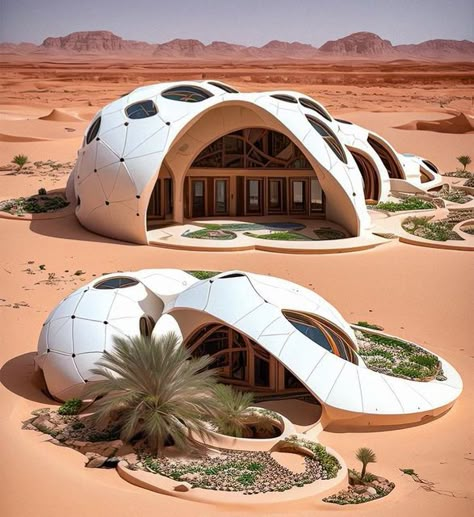 Concrete Dome House, Biomorphic Architecture, Ark Builds, Self Sustaining Home, Futuristic House, Texas Girls, Open Floor Plans, Earthship Home, Self Sustaining