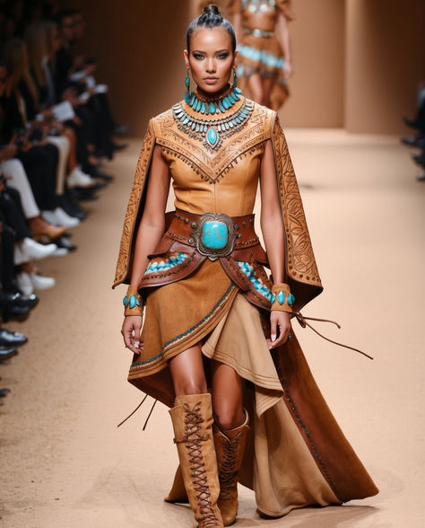 Indegenious Fashion, Aztec Clothing Traditional, Indigenous Dress, Native American Clothes, Modern Futurism, Indigenous Clothing, Desert Dress, Ancient Clothing, Aladdin Costume