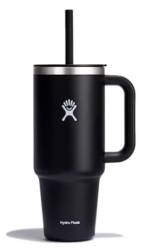 Black Hydro Flask, Bday Wishlist Ideas, Hydro Flask 40 Oz, Hydro Flask Tumbler, Bday Wishlist, Wishlist Ideas, Hydro Flask, Tumbler With Handle, Products To Buy